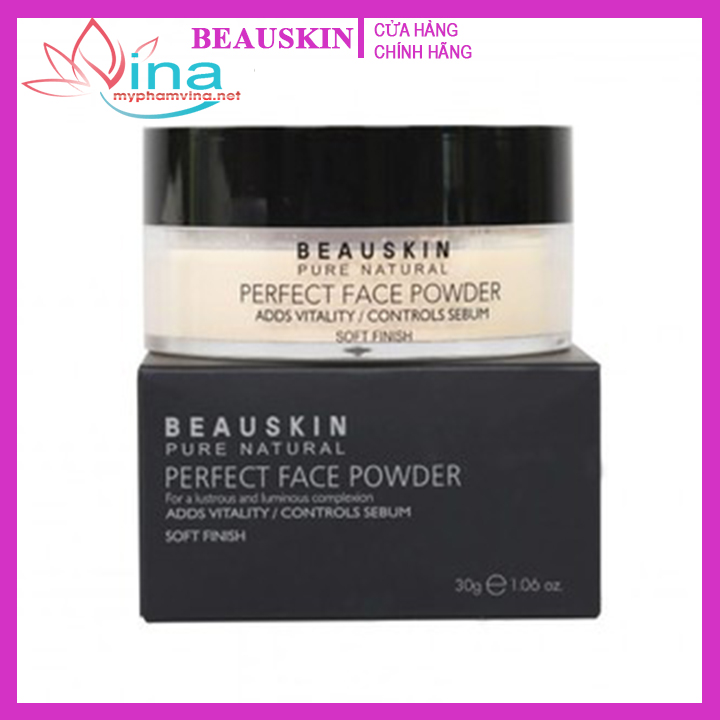 Phấn phủ bột Beauskin Perfect Face Powder Hàn Quốc 30g #21 Natural Beige 2