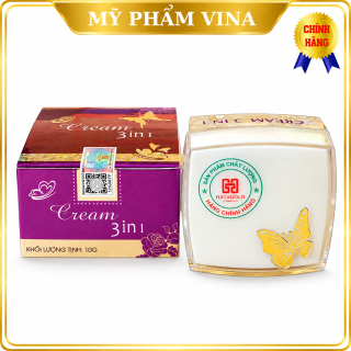 Kem Bướm tím trắng da ngừa mụn 3in1 10g
