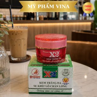 KEM X2 ĐĂNG DƯƠNG - KEM X2 TRẮNG DA SE KHÍT LỖ CHÂN LÔNG 8GR 1
