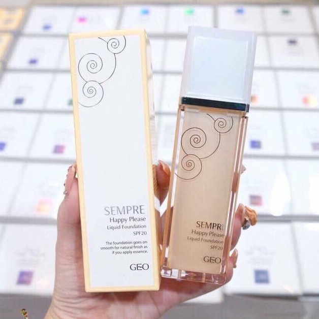 Kem Nền Geo Lamy Sempre Happy & Please Liquid Foundation SPF20 1