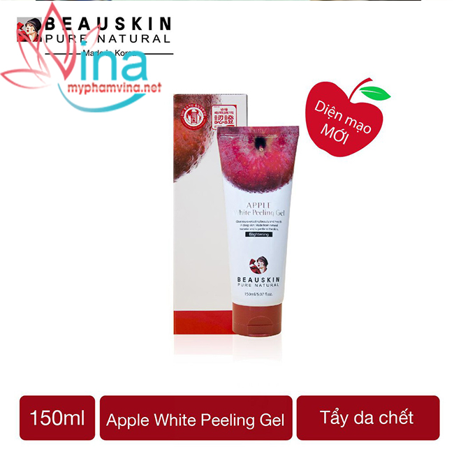 Gel Tẩy Da Chết Beauskin Apple White Peeling Gel 150ml 2