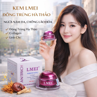 KEM DƯỠNG TRẮNG DA CAO CẤP LMEI TINH CHẤT COLLAGEN - LINH CHI - ĐÔNG TRÙNG HẠ THẢO 25GR