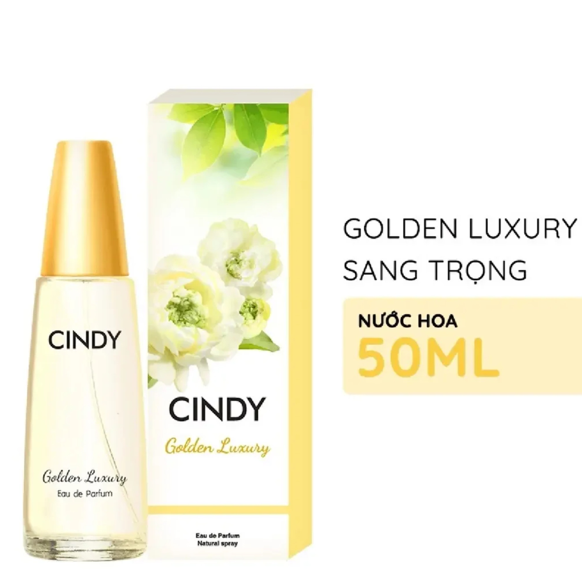 Nước hoa nữ Cindy Golden Luxury mùi hương sang trọng quyến rũ 50ml 2