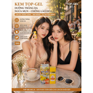 Kem TOP-GEL dưỡng trắng da, ngừa mụn, chống lão hóa 10g