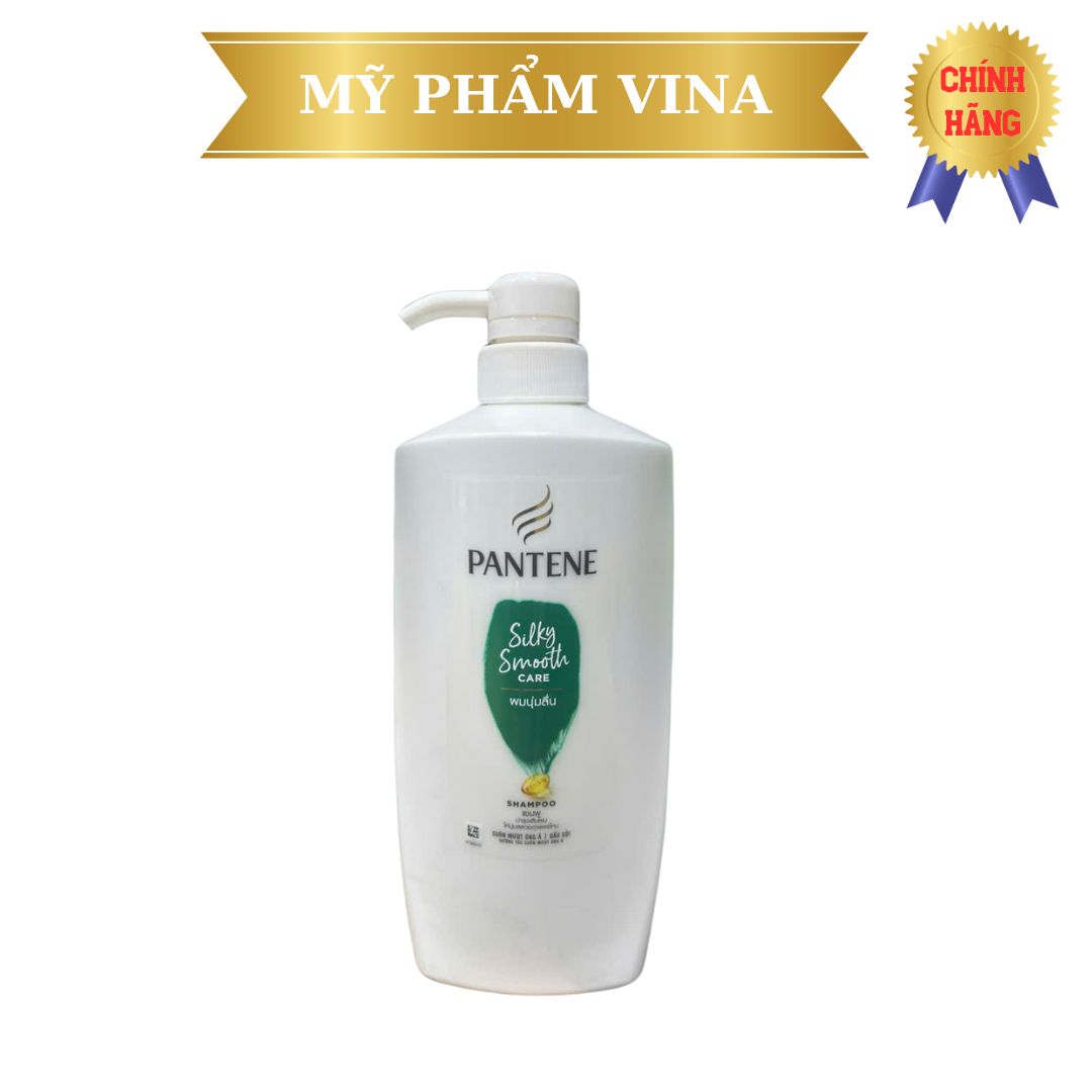 Dầu gội Pantene suôn mượt óng ả chai 900ml