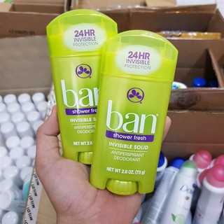 LĂN KHỬ MÙI BAN SHOWDER FRESH INVISIBLE SOLID 73gr 1