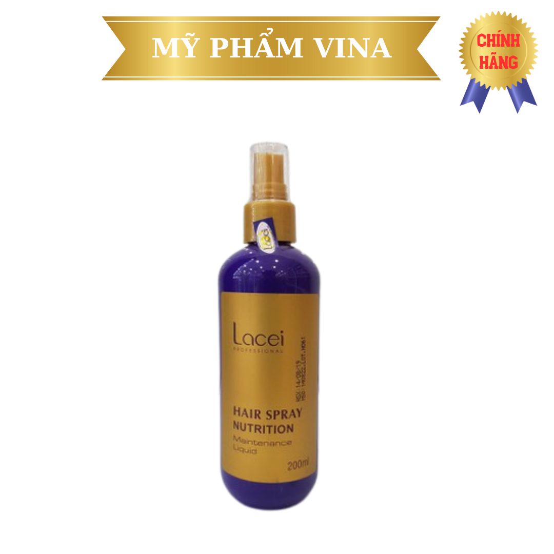 Xịt Dưỡng Tóc Lacei HAIR SPRAY NUTRITION 200ML - DƯỠNG TÍM 1