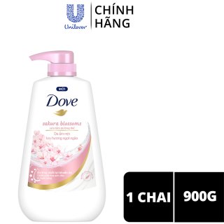 Sữa Tắm Dưỡng Thể Dove Hoa Anh Đào Và Muối Hồng Chai 900G