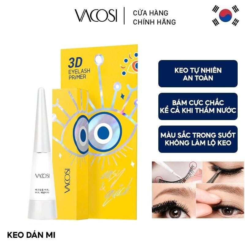 Keo Dán Mi Vacosi Natural Studio Eyelash 3D Primer 8ml 2