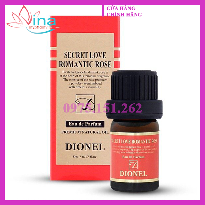 Nước Hoa Vùng Kín  Dionel Secret Love Romantic Rose (Đỏ) - 5ML 1