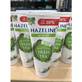 Sữa Rửa Mặt Dạng Gel Matcha Tràm Trà Ngừa Mụn Dịu Nhẹ HAZELINE 100Gr  1