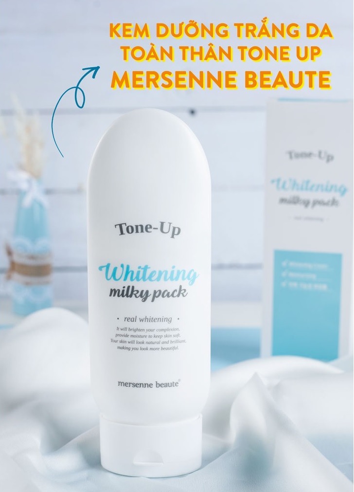 Kem dưỡng trắng da Body – tone up whitening milky pack 200ml 2
