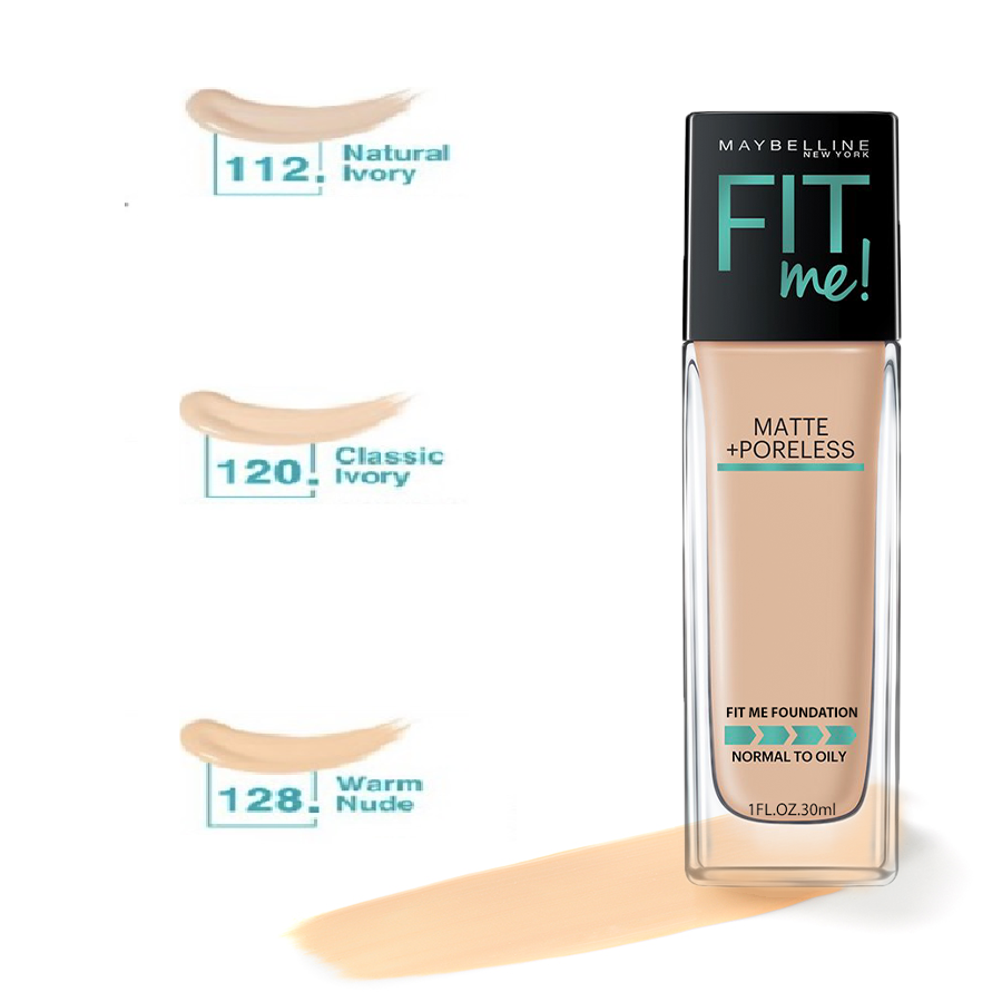 Kem nền maybelline fit me matte poreless foundation spf 22 - mịn nhẹ kiềm dầu chống nắng 1