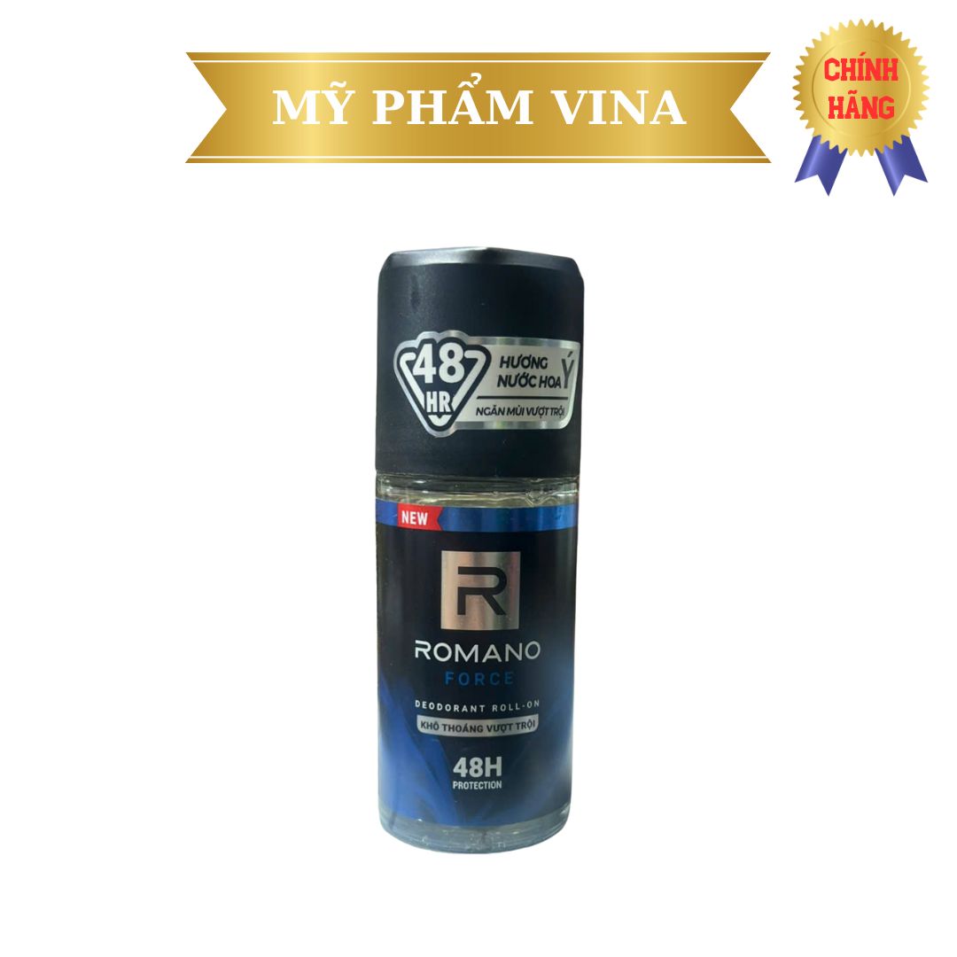 Lăn khử mùi Romano Force khô thoáng vượt trội 50ml