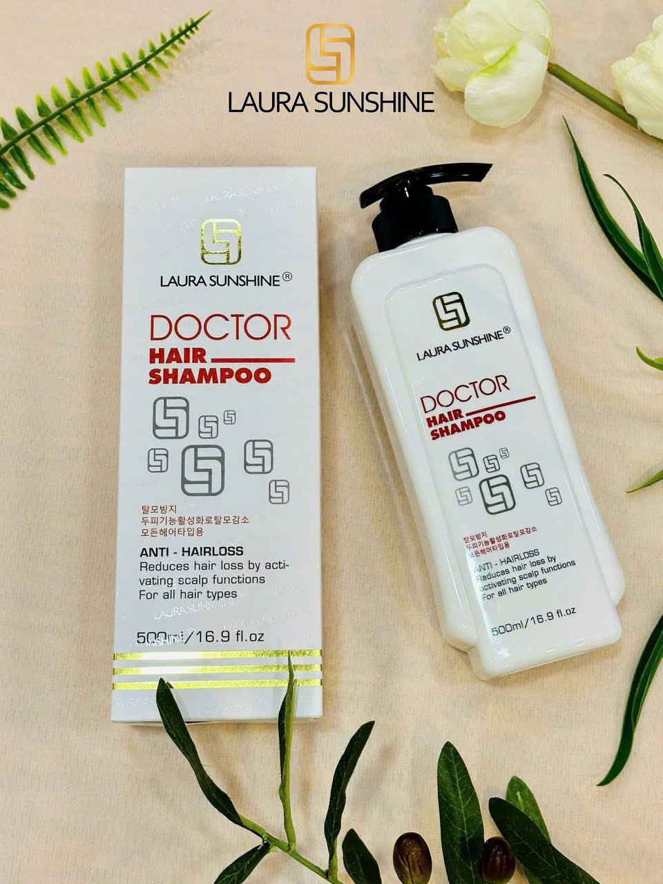 Dầu gội Doctor Hair Shampoo Laura Sunshine Nhật Kim Anh 500ML - giúp giảm rụng tóc 1