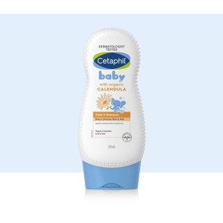 Sữa Tắm Gội Trẻ Em Cetaphil Baby Gentle Wash & Shampoo With Organic Calendula 230ml