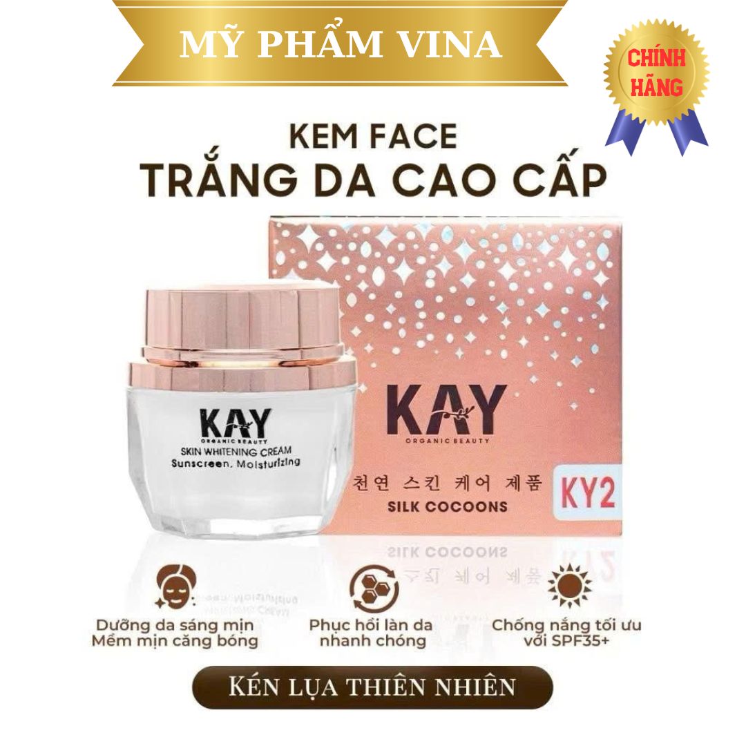 KEM KAY KY2 DƯỠNG TRẮNG DA CHỐNG NẮNG CẤP ẨM 15GR 2