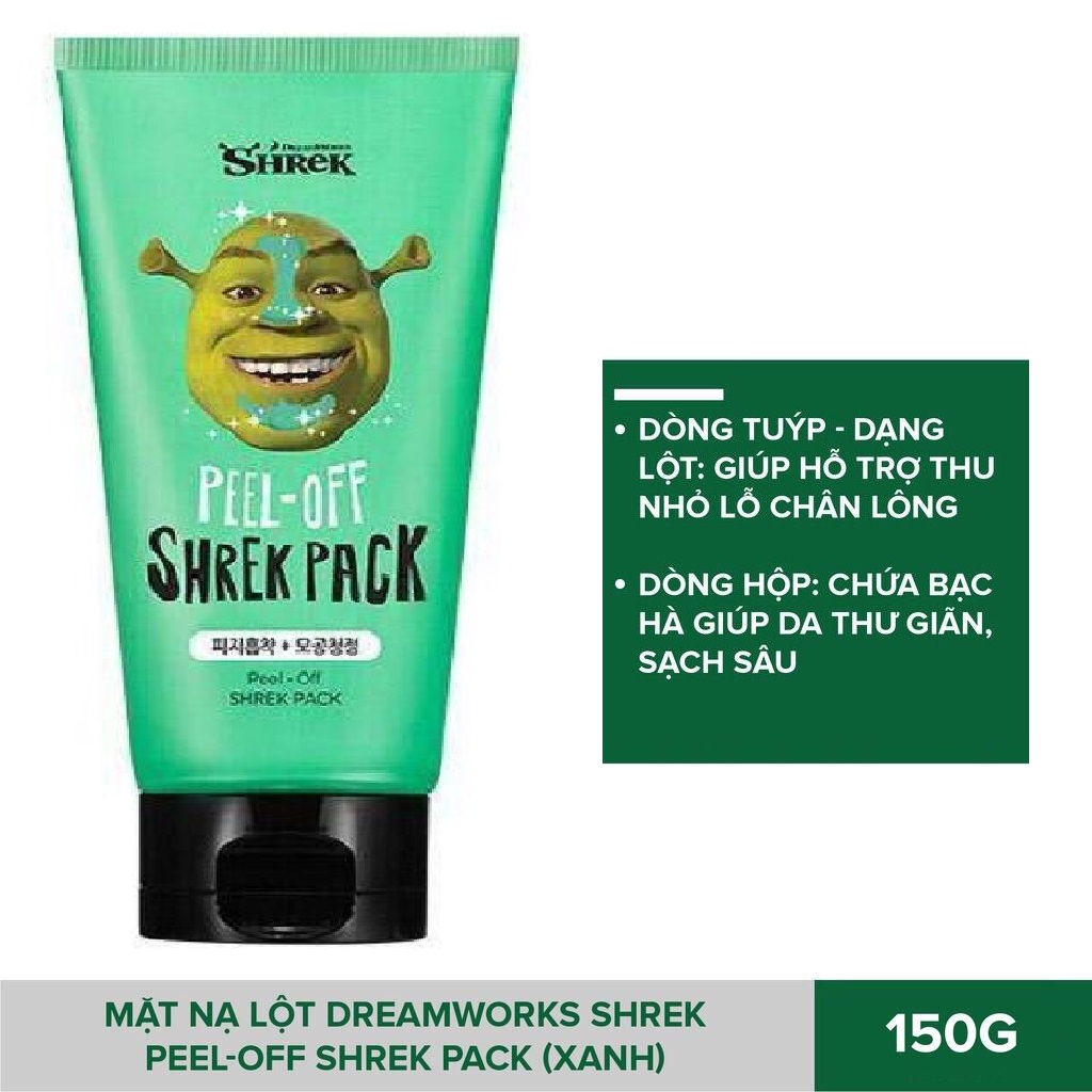 Mặt nạ lột OliveYoung DreamWorks Peel-Off Shrek Pack 150g 1