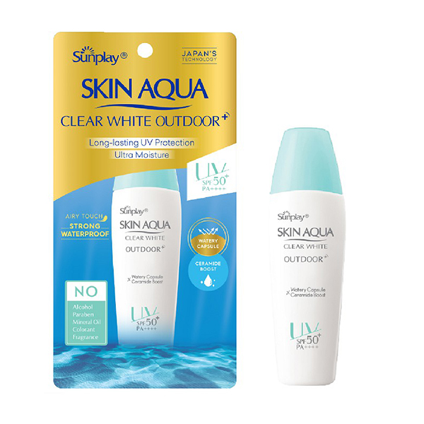 Gel chống nắng dưỡng da khi vận động mạnh Sunplay Skin Aqua Outdoor+ SPF50+ PA++++ (30g) 1
