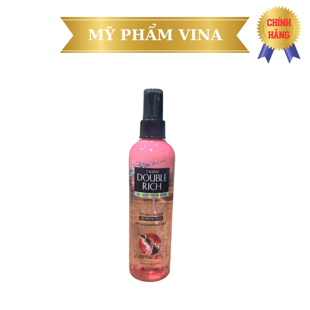 Xịt Dưỡng Tóc Double Rich Phục Hồi (Hồng) 250ml 1