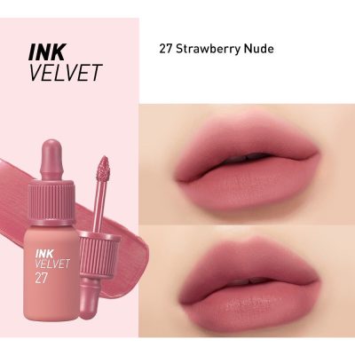 SON KEM LÌ PERIPERA INK VEKVET NUDE - Màu 27 - Strawberry Nude: màu nâu hồng đất 1