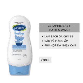 Sữa Tắm Gội Trẻ Em Cetaphil Baby Gentle Wash & Shampoo (230ml)