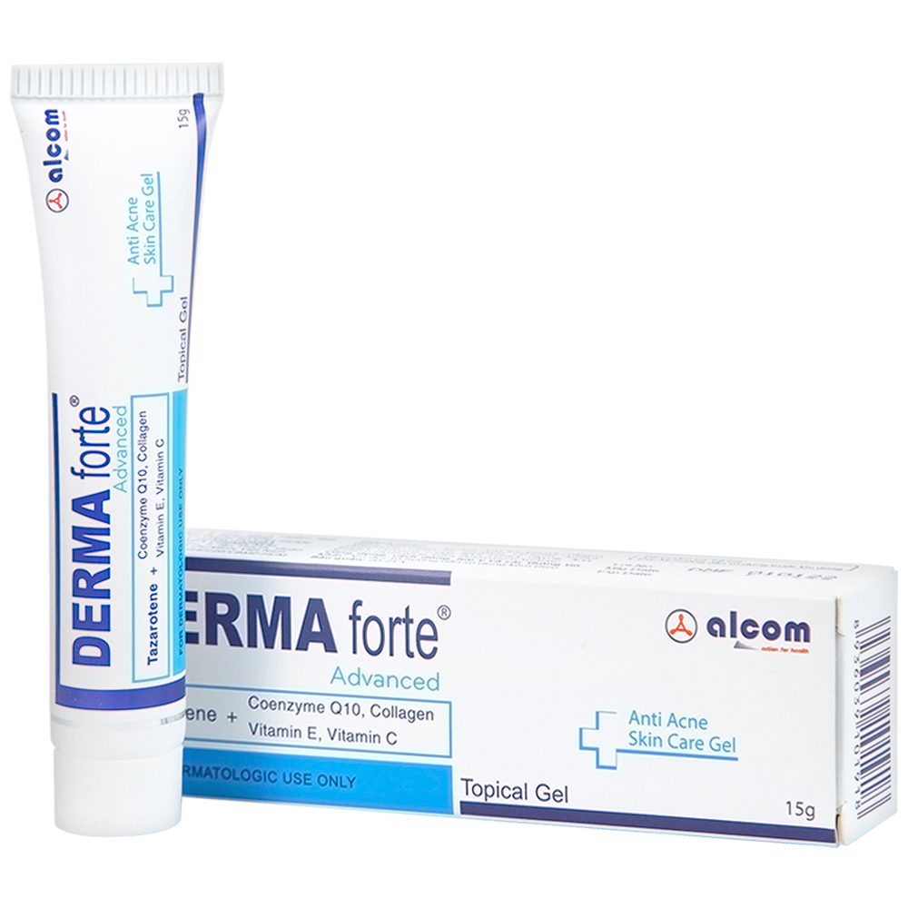 Gel Derma Forte Gamma hỗ trợ điều trị các loại mụn, ngừa thâm, mờ sẹo, dưỡng da (15g) 1