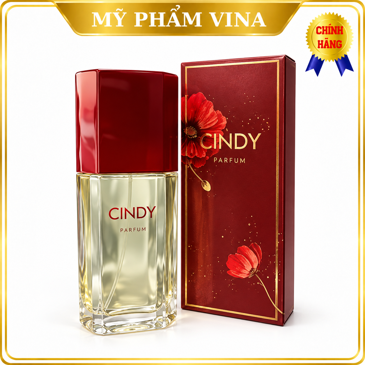Nước Hoa Cindy Perfume 100ml - Hương Thơm Quyến Rũ (màu đỏ) 1