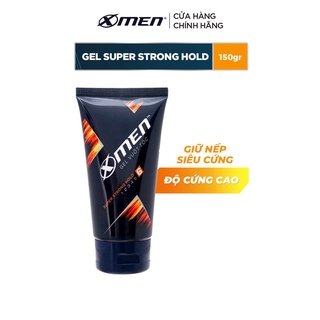 Gel vuốt tóc XMen Super Strong Hold tạo nếp cứng cực nhanh 150gr (xmen fire)