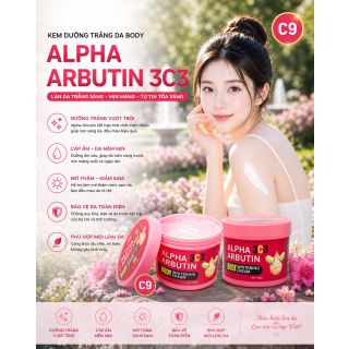 (Dạng Gel) Kem dưỡng trắng da BODY chống nắng Alpha Arbutin 3C3 Collagen 500gr (C9)