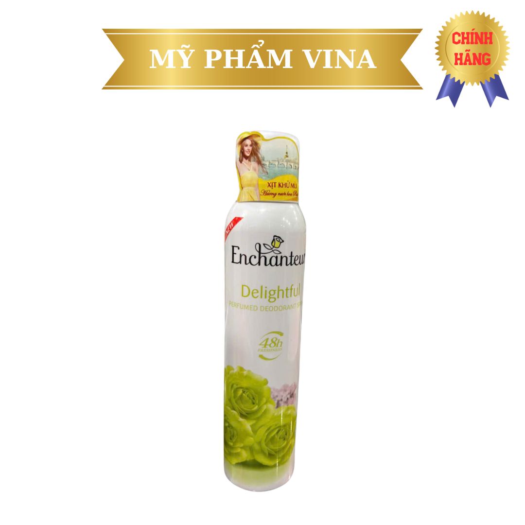 Xịt Khử Mùi Enchanteur Delightful 150ml 1