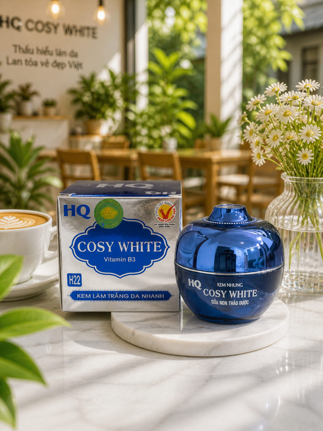 KEM HQ COSY WHITE H22 KEM LÀM TRẮNG DA NHANH 12GR 2