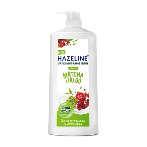 Sữa Tắm Hazeline Sáng Mịn Rạng Ngời Matcha & Lựu Đỏ 1kg (Mới 2022) 2