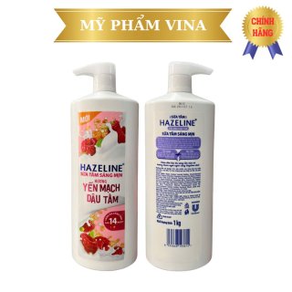 Sữa Tắm Hazeline Sáng Mịn Dưỡng Ẩm Yến Mạch & Dâu Tằm 1kg 1