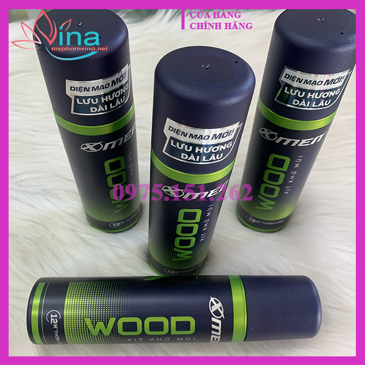 Xịtt khử mùi toàn thân XMen Wood Sport 150ml 2