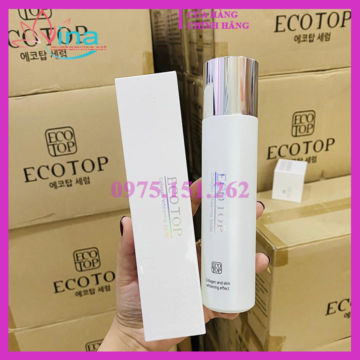Nước hoa hồng EcoTop Collagen Whitening Skin dưỡng trắng da ngừa lão hoá 150ml 1