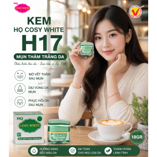 kem HQ Cosy White H17 sạch mụn thâm dưỡng da 18gr