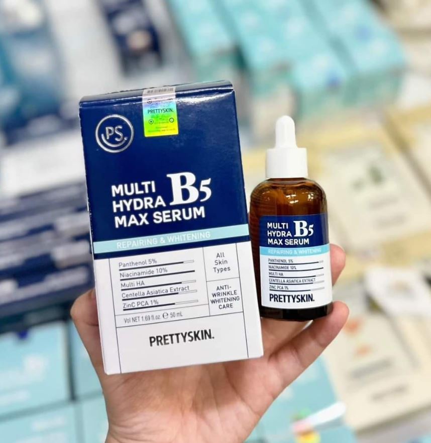 Serum Hydra B5 max PrettySkin dưỡng ẩm phục hồi da 50ml 1