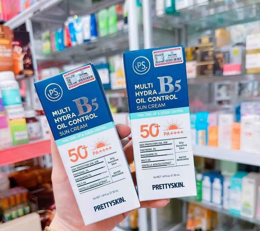 Kem Chống Nắng PrettySkin B5 Sun Cream SPF50+ PA++++ 50ml - da dầu 1