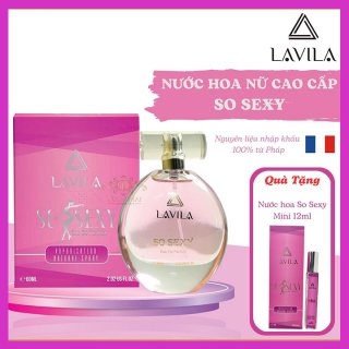 Nước Hoa Nữ So Sexy LAVILA (60ml) + Tặng 1 Chai Nước Hoa So Sexy Mini (12ml)