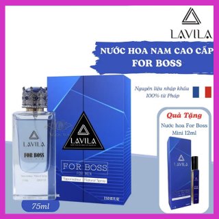 [ MUA 1 TẶNG 1] NƯỚC HOA NAM LAVILA FOR BOSS 100ML - TẶNG NƯỚC HOA 12ML