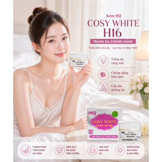 Kem HQ Cosy White H16 Trắng Da Chống Nắng 18GR