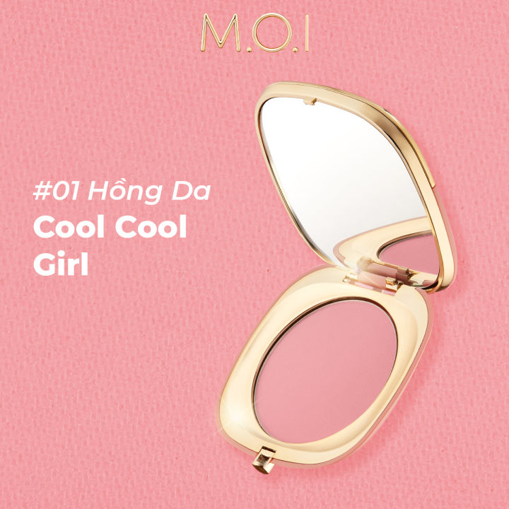 PHẤN MÁ HỒNG M.O.I HỒ NGỌC HÀ #1 Cool Cool Girl - Hồng Da 1