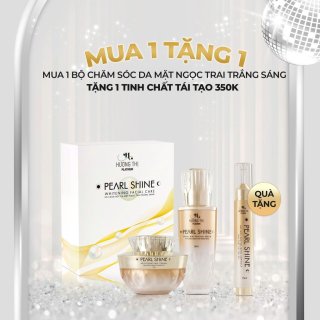 Bộ Chăm Sóc Da Mặt Ngọc Trai PEARL SHINE Hương Thị