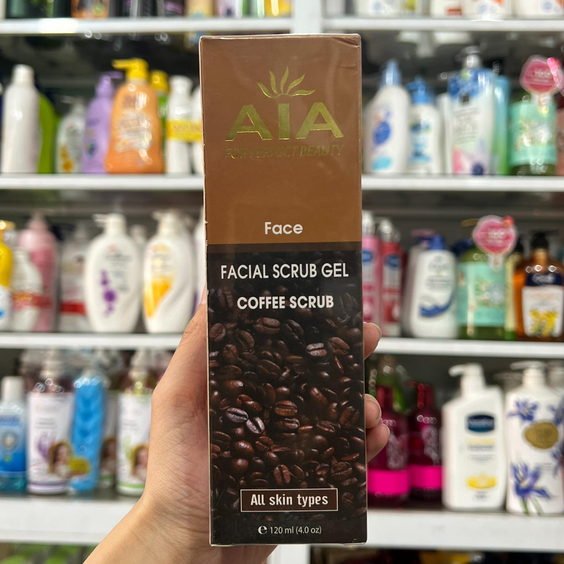 Gel tẩy tế bào da chết dành cho mặt AIA Coffee Scrub Face 120ml 2