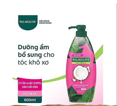 Dầu Gội Xả 2 Trong 1 Palmolive - Dưỡng Ẩm Bổ Sung Từ Sữa Dừa 600ml 2