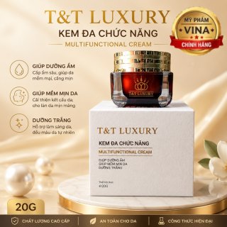 Kem T&T LUXURY Đa Chức Năng Giúp Dưỡng Ẩm Mềm Mịn Dưỡng Trắng Da 20g SPF 45 PA++  20gr