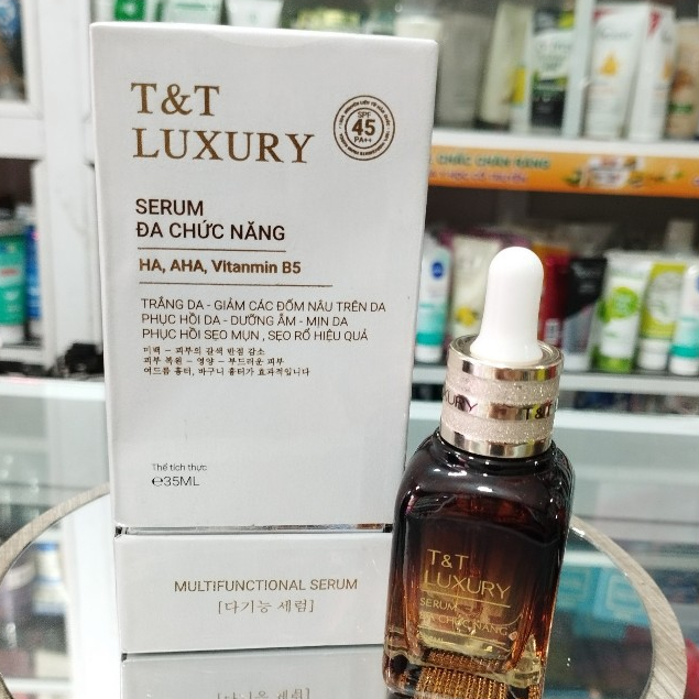 SerumT&T LUXURY đa chức năng trắng da - giảm các đóm nâu trên da - phục hồi da - dưỡng ẩm, mịn da  35ml 2