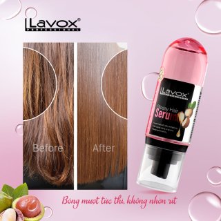 Serum Dưỡng Bóng Tóc Lavox Glossy Hair 90ml - Phục Hồi Tóc Toàn Diện Độ Bóng Cho Tóc Hư Tổn, Xơ Rối