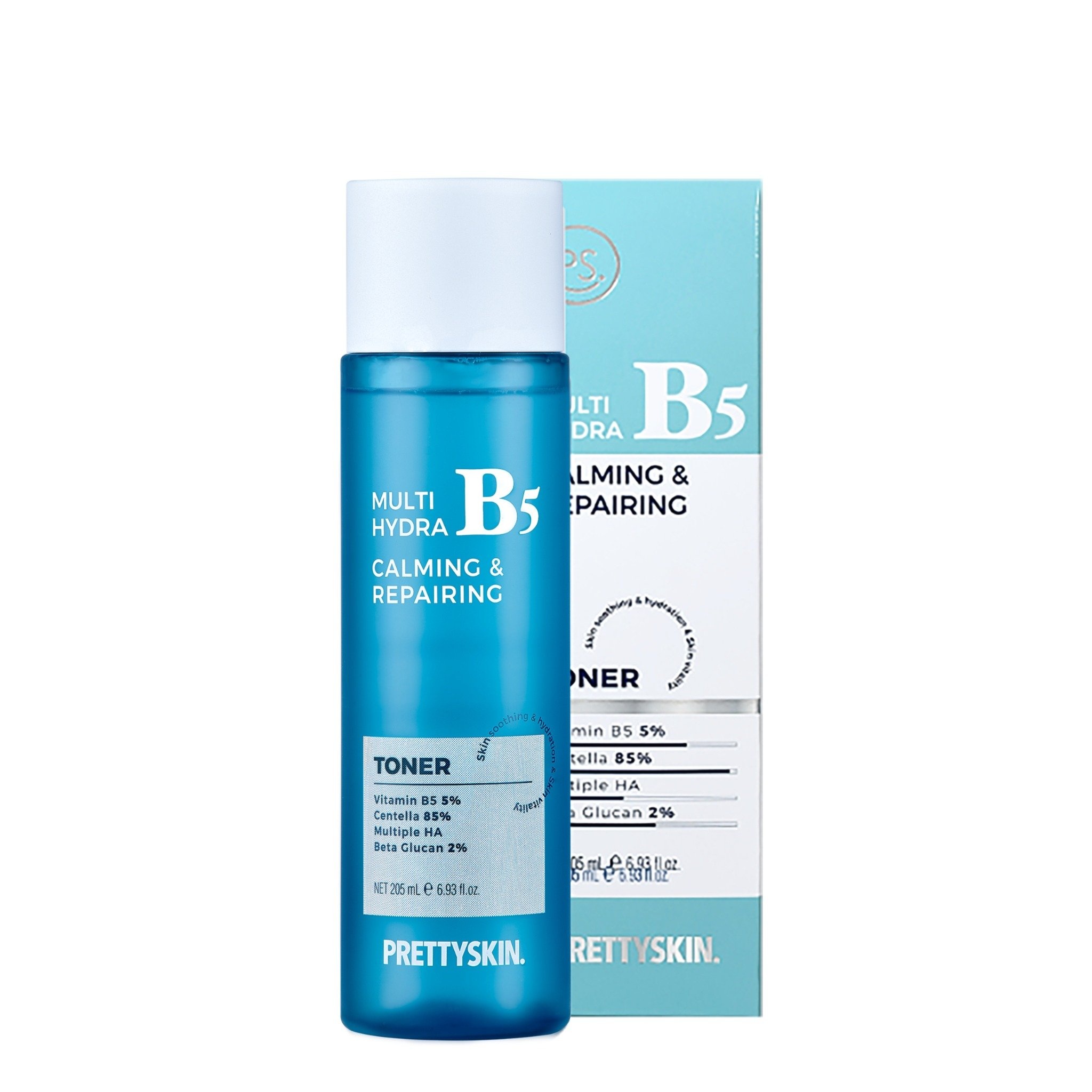 Nước hoa hồng Pretty Skin Multi Hydra B5 Calming & Repairing Toner 205ml - Giúp cấp ẩm phục hồi da 1